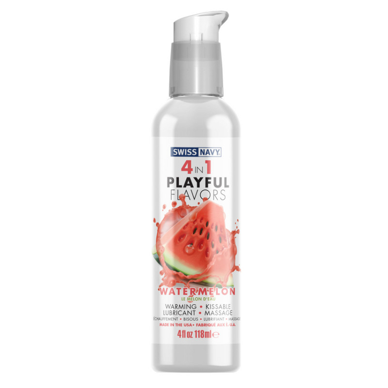 Swiss Navy Playful Lubrifiant Aromatisé 4-en-1 Playful Flavors Pastèque 118ml
